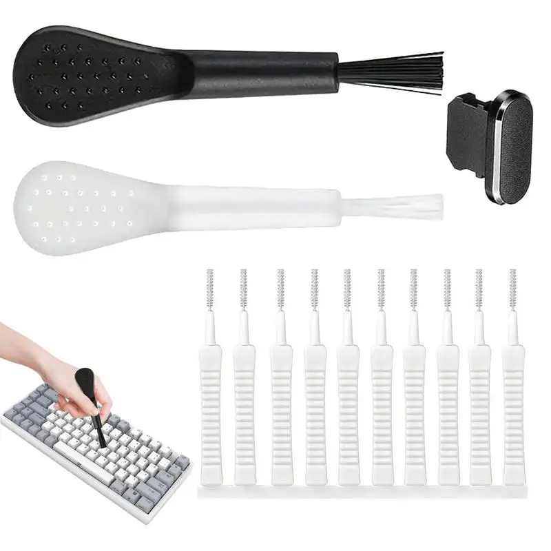 Phone Charging Port Cleaning Brush 13PCS Portable Phone Cleaning Kit Wear-Resistant Cleaning Kit with Anti Dust Plug