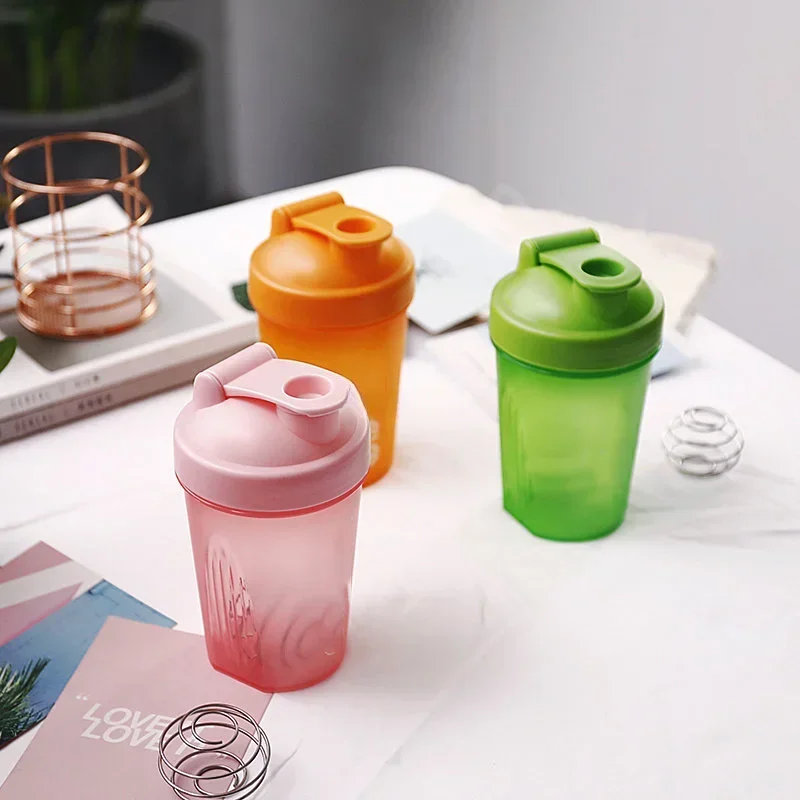 Description Picture 4 of itemSport Shaker Bottle 400ML Whey Protein Powder Mixing Bottle Sport Fitness Gym Shaker Outdoor Portable Plastic Drink Bottle