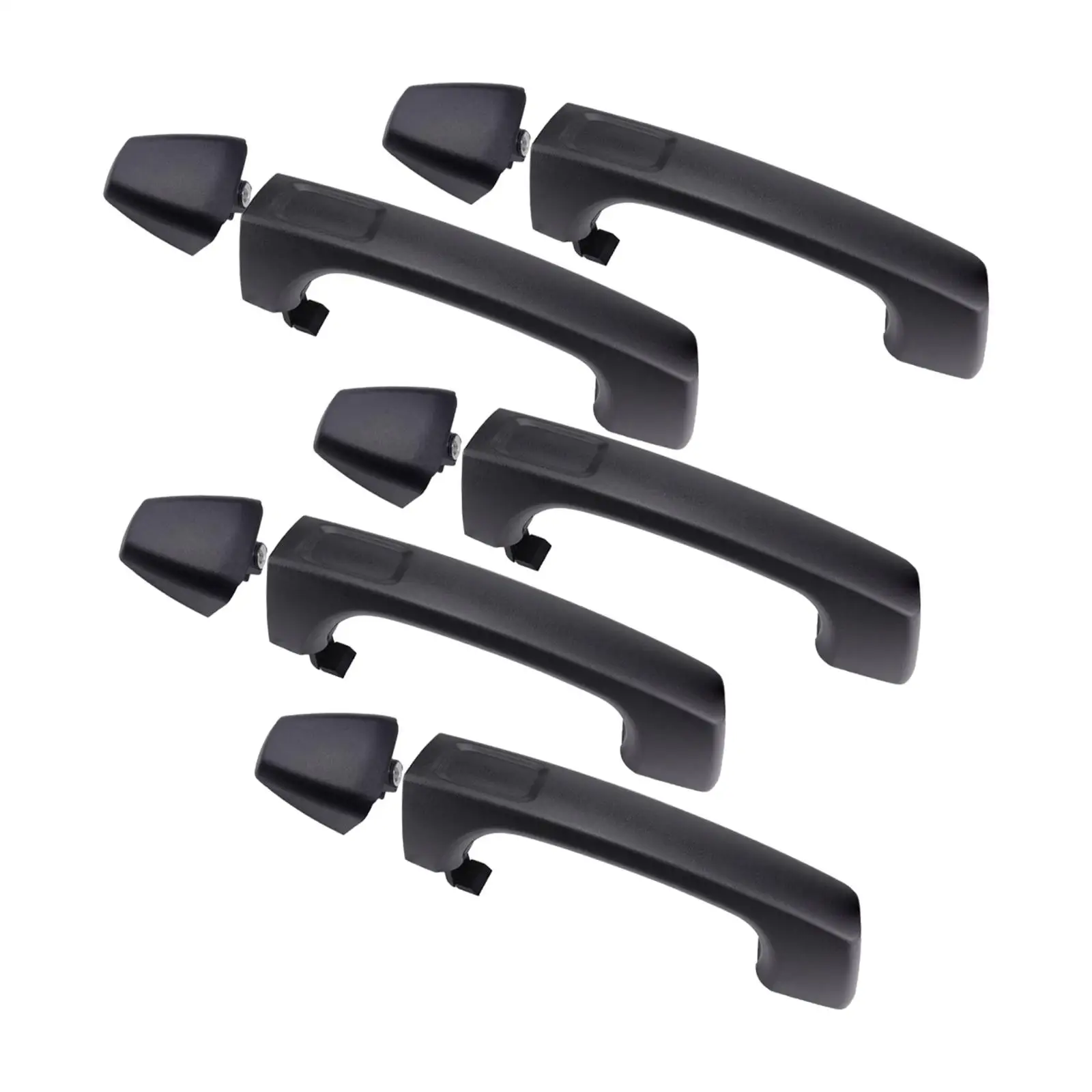 

5 Pieces Exterior Door Handle Car Accessories Black High Performance Replaces Durable 15296933 83403 25957911 for Hummer H3