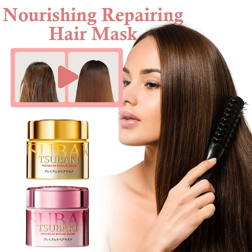 Maschera per Capelli Riparatrice Premium TSUBAKI Giapponese, Balsamo Nutriente Profondo per Capelli Secchi e Danneggiati, Trattamento Anti-Crespo e Lisciante - immagine 6