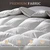 downluxe Luxurious Down Fiber Comforter with Premium Fabric, All Seasons Medium Warmth Duvet Insert King, Hotel Collection Down 3