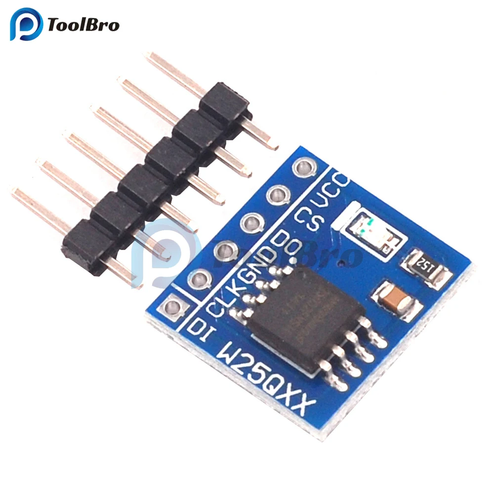 

W25Q64 Flash Memory Module 8MByte Large Capacity SPI interface BV FV STM32 Code Memory Board