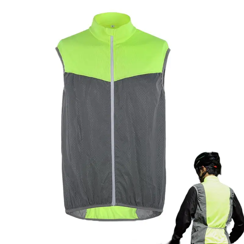 

High Visibility Reflective Vest Working Clothes Motorcycle Cycling Sports Outdoor Reflective Safety Clothing Reflective Jacket