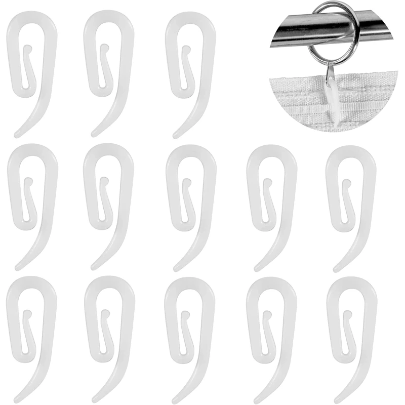 100pcs Set Curtain Hanging Hooks Ring Window Curtain Hanger Hooks White maison-lifestyle-cadeaux-urban-outfitters-fr-en-2024-carte