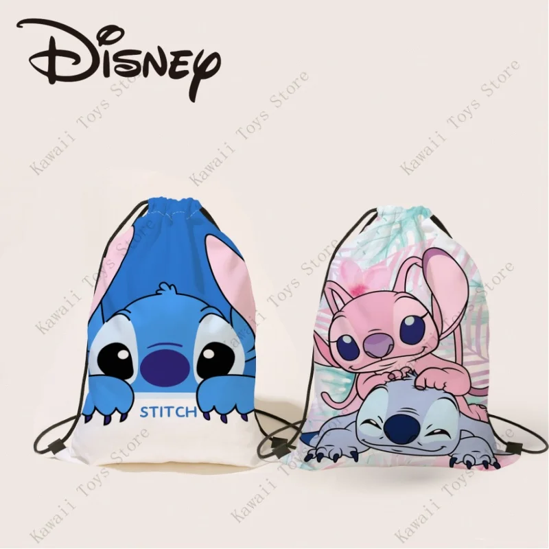 

Cartoon Disney Stitch Backpack Drawstring Bag Stitch Party Decorations Gift Bag Kid Birthday Party Baby Shower Supplies Gifts