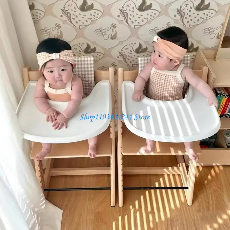 꽃 프린트 식사 의자 쿠션  하이 체어 쿠션 패드 어린이 성장 의자 패드 방진 등받이 쿠션