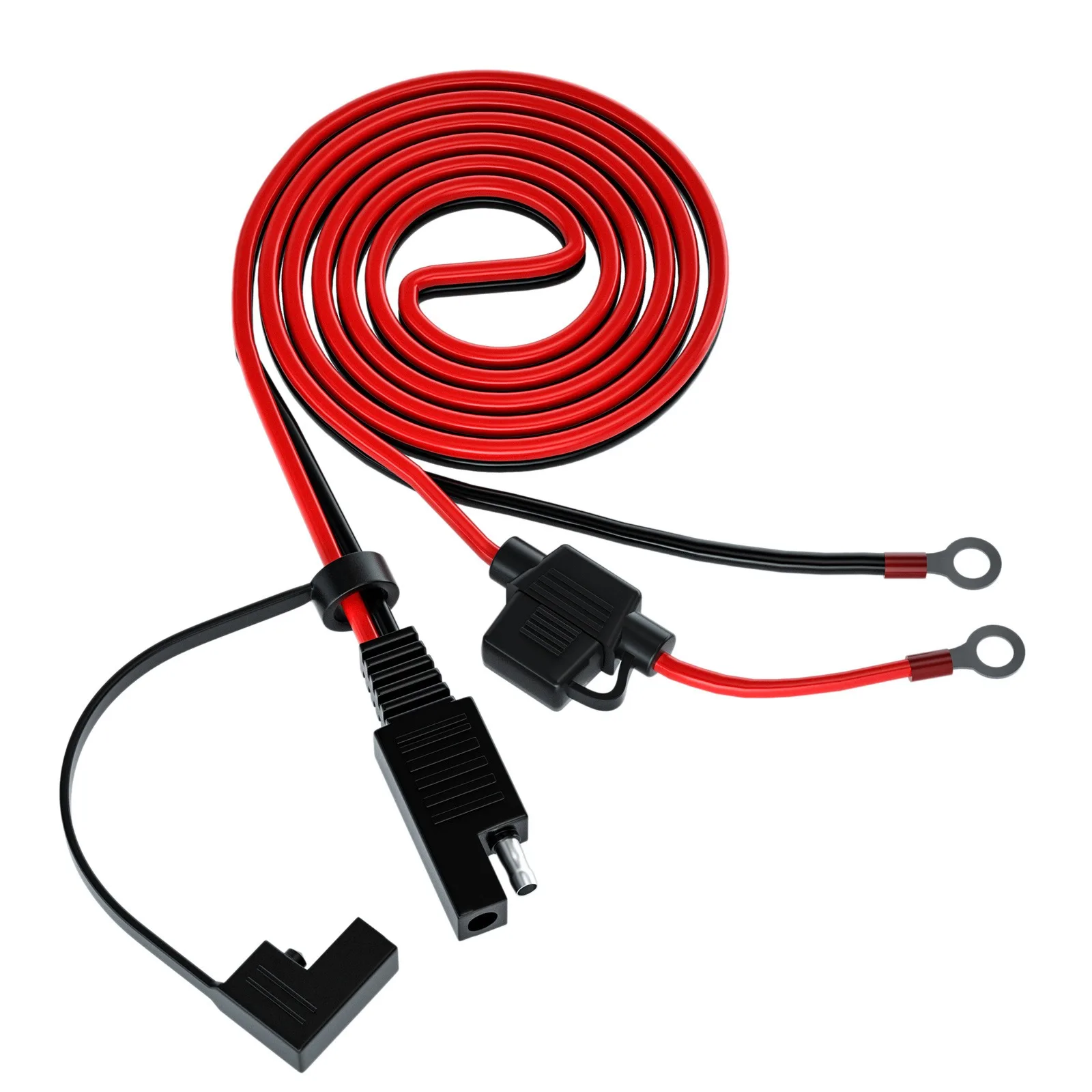 

SAE Connector 4.59FT 12V Ring Terminal SAE to O Ring Connecters Extension Cord Cable Connector SAE Battery
