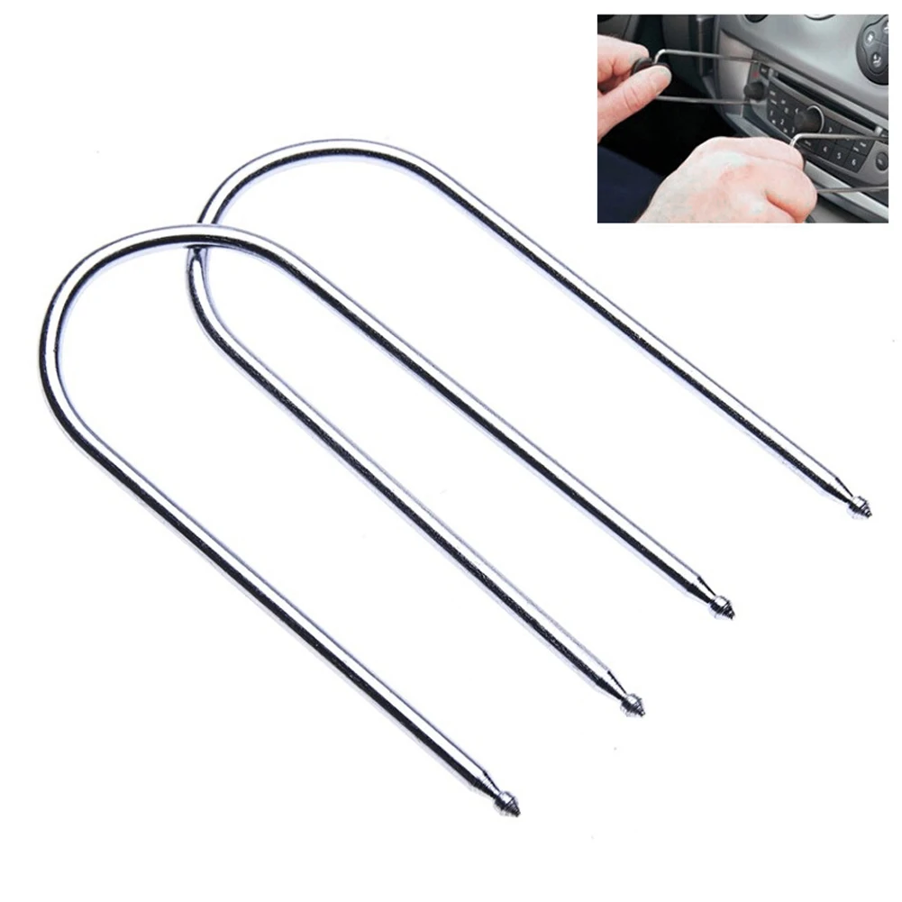 Kit 4 Pezzi Chiavi Per Smontare Autoradio – Strumenti A U E V In Acciaio Inox Per Sterzo Auto - 3
