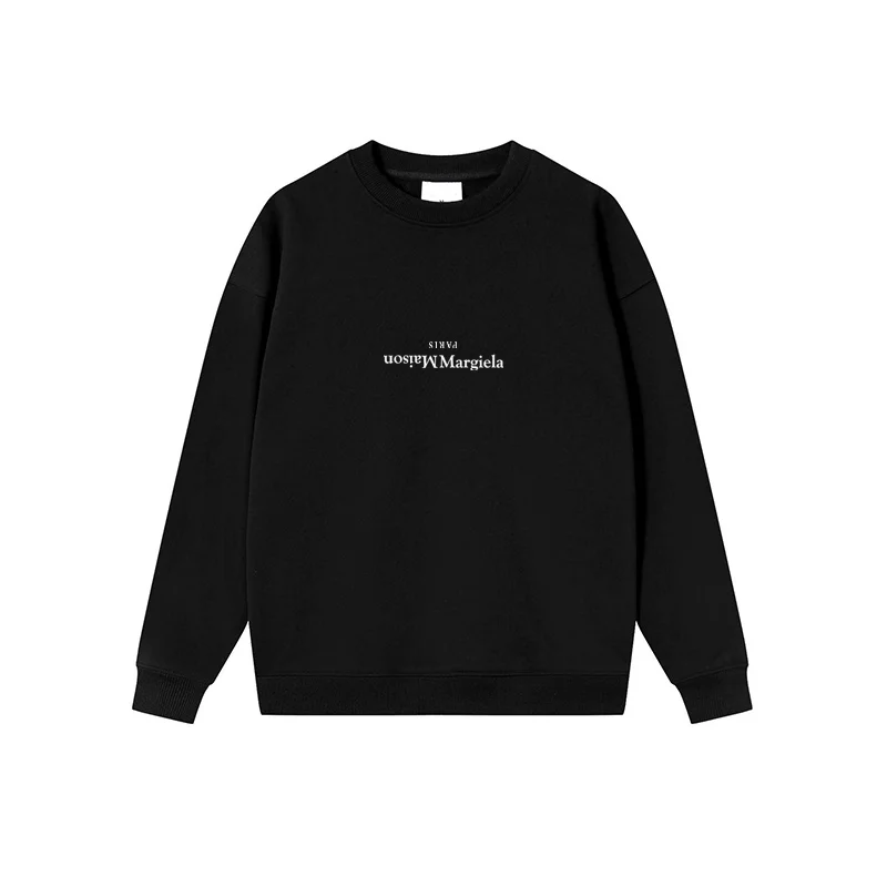 

Autumn Winter Women Men Round Neck Sweatshirt Loose Casual Embroidery 2023 Hot sale Lady Long Sleeve Pullover Top