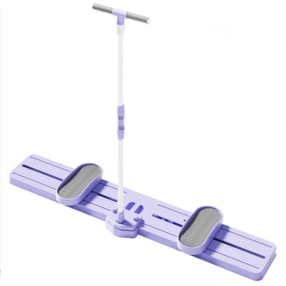 Fitness Ski Machine Foldable Ski Trainer Multi-Function Pelvic & Hip Strengthener with Handle & Pull Rope for Full Body Workout