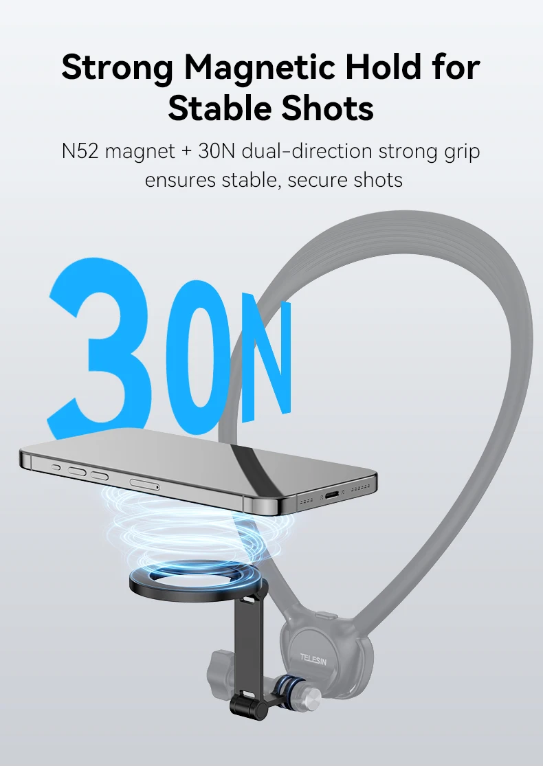 Mobile Phone Magnetic Stand For Iphone 16 15 14 13 12 Andriod Phone Two Claw Ada