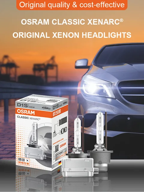 OSRAM D3S 66340CLC 35W 4200K CLASSIC Xenon HID Light OEM Headlight Germany  OEM Bulb Original Car Light Auto Lamps 66340 1X - AliExpress