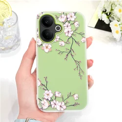 Adorable Flowers Candy - Colored Phone Case for Vivo V30 (Grass Green)