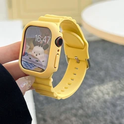 For Apple Watch Series Ultra 8 7 6 5 3 4 2 1 SE Silicone Bracelet Soft Watchband For iWatch Strap 49 41 45 44 42 40 38 mm Case