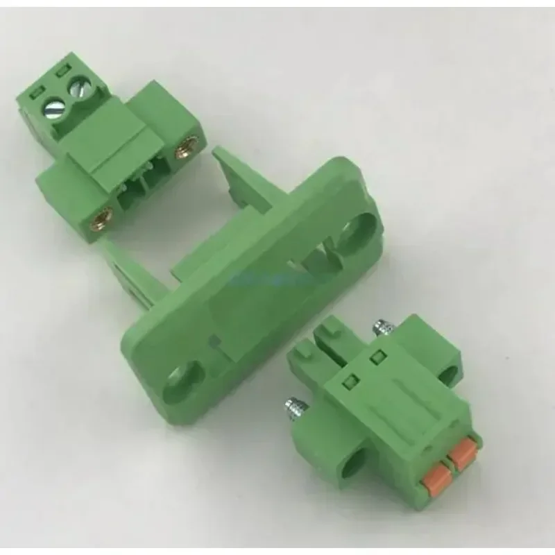 

5sets terminal block K15EDGWC-3.81MM free welding butt through wall fixed small pitch male and female pairs 2-24p