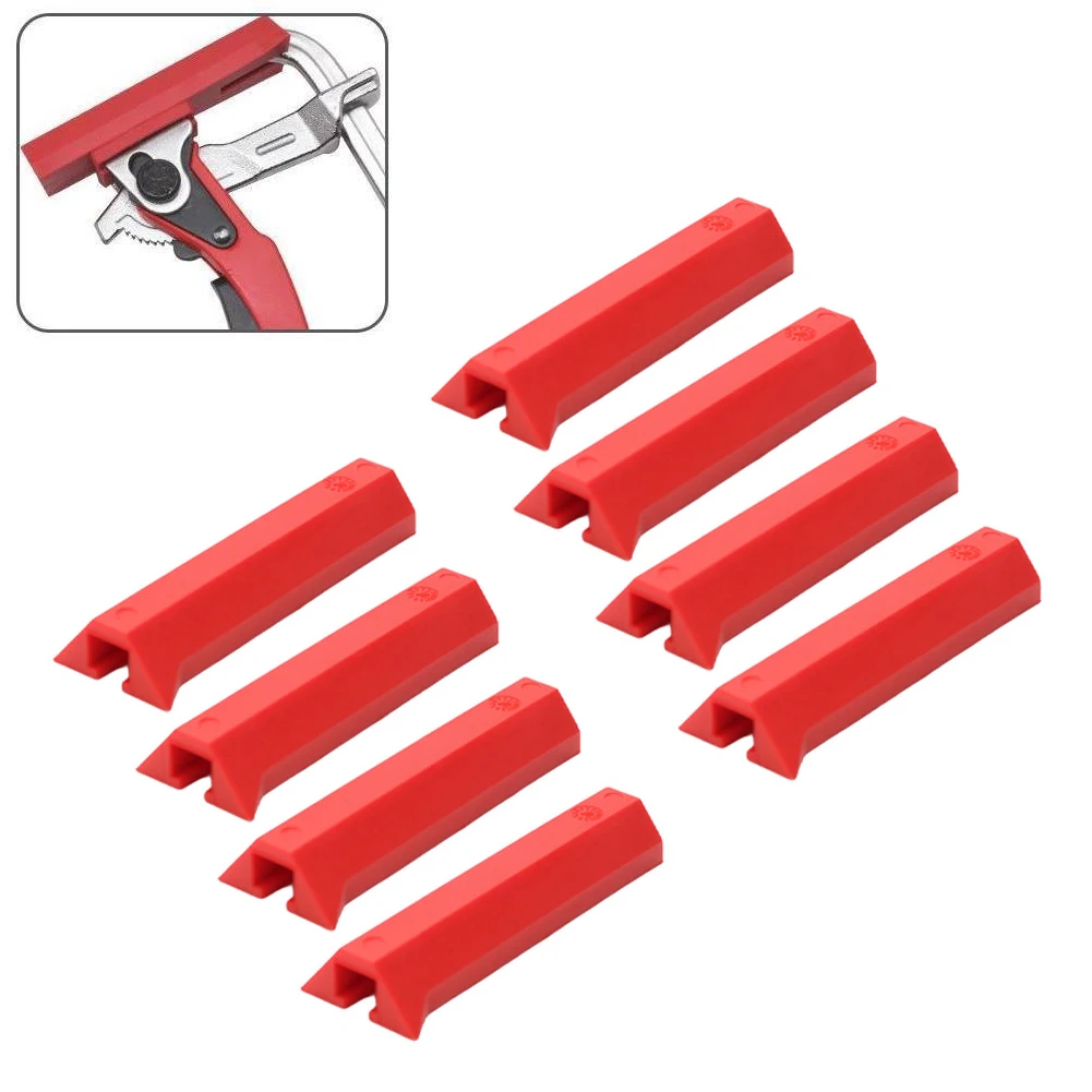 4/8pcs Woodworking Track Clamp Protective SleeveMulti-Function Track Clamping Cover For Track Saw Clamp Quick Clamp