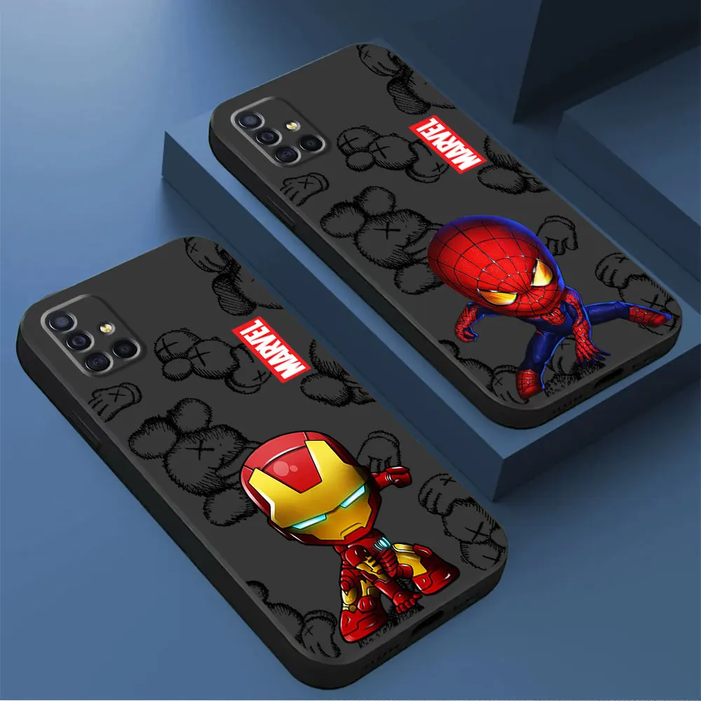 Marvel Ironman Spiderman Venom Case for Samsung Galaxy A50 A10s A70 A54 A34 A24 A10 A03 Core A04 A03s A04s A40 A20e A02 Cover