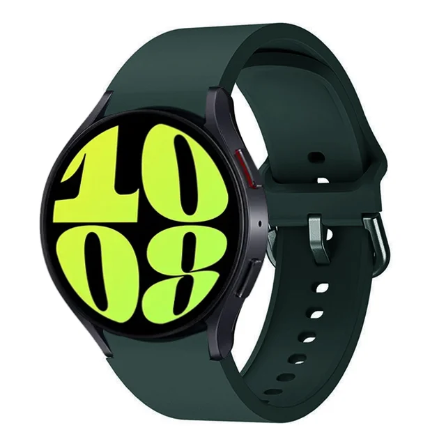 Universal Silicone Smartwatch Bracelet, 20mm/22mm Adjustable Strap