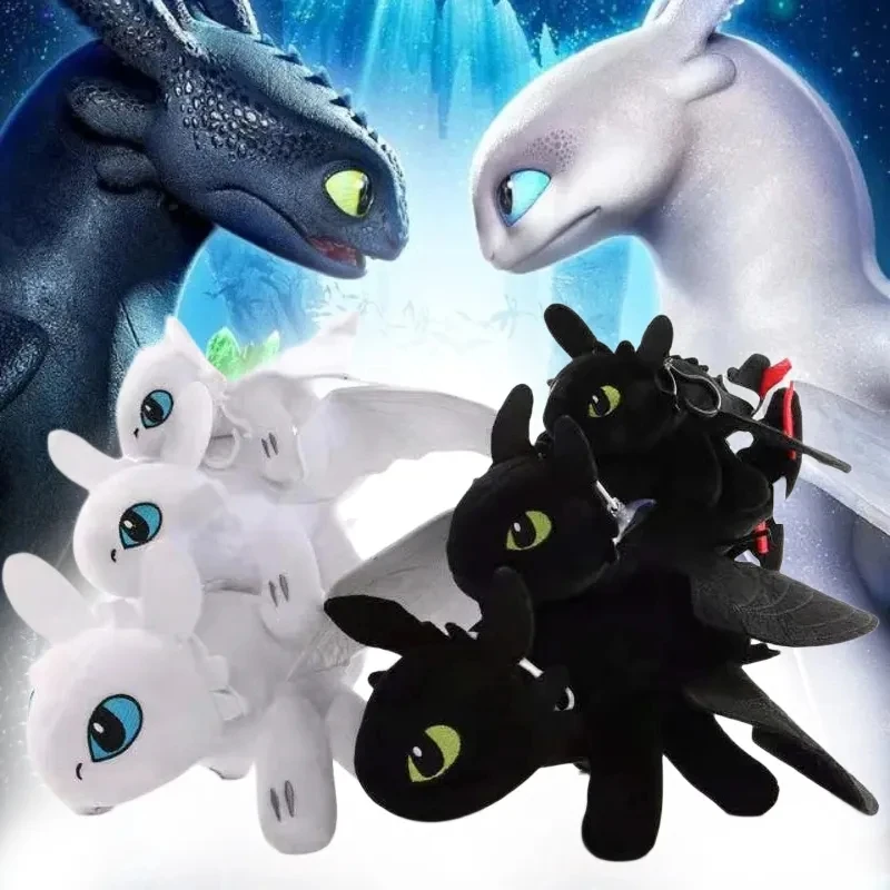 

60/45/35cm Anime Plush Toothless Stuffed Doll Cartoon Little Dragon Toothless Plush Toy Cute Kids Festival Gift Home Decoration