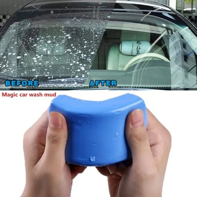 100g Car Wash Clay Bar Vehicle Washing Cleaning Tools Car Cleaning Detailing Blue Magic Clay Auto Mini Handheld Car Washer