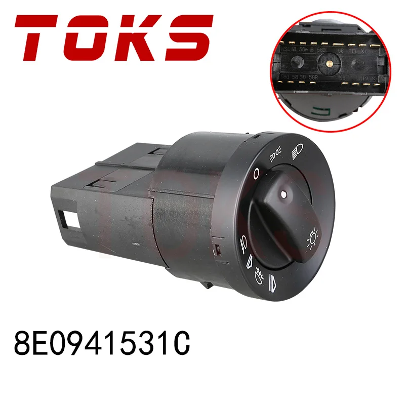 8E0941531CCarHeadlightFogLightSwitchRepairKitReplaceForAUDI