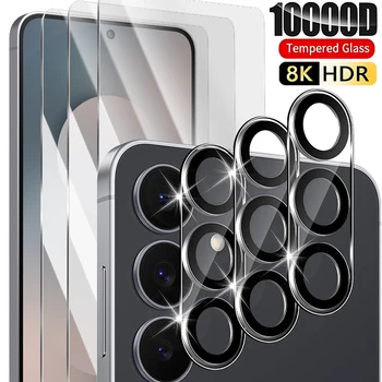 6 IN 1 Fotocamera posteriore e protezioni per schermo per Samsung Galaxy S25 FE 5G Pellicole protettive in vetro temperato trasparente con copertura completa HD