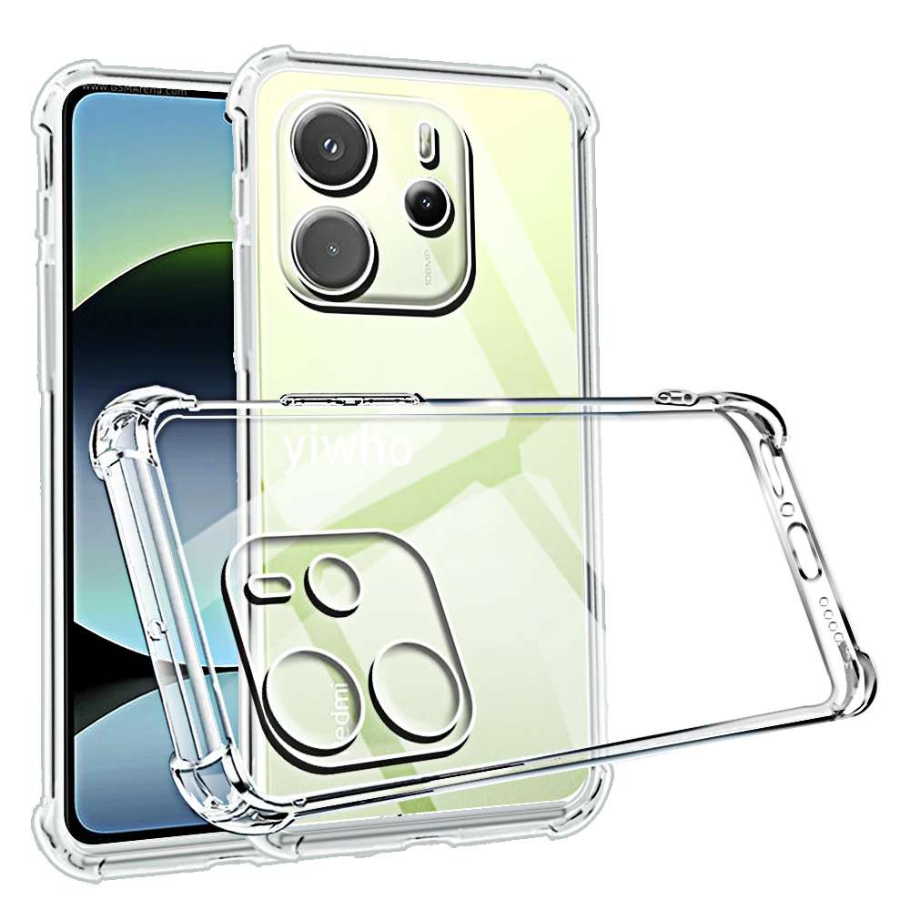 Shockproof Transparent Back Phone Case
