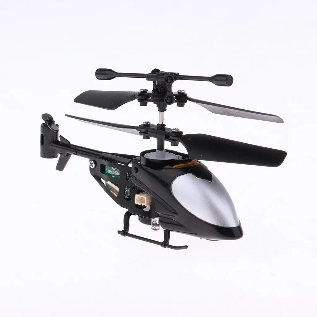 Mini hélicoptère RC 2 canaux – Léger, résistant aux chocs, 4 couleurs