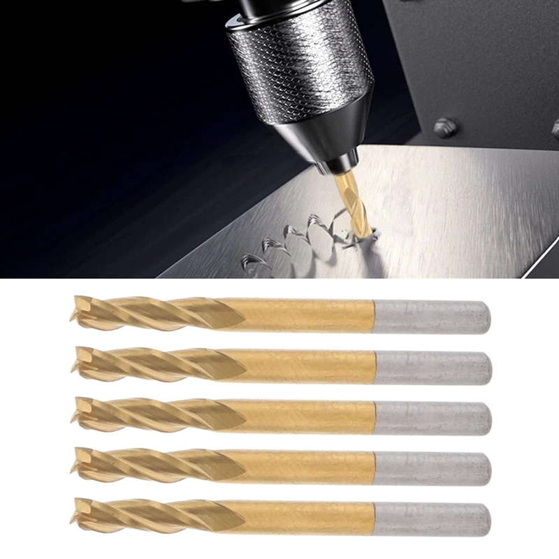 foldable woodworking bench 5Pcs 3-Flute Milling Cutter Milling Steel Face Cutter Set Round Shaft Cutter 3.175 X 3.175 X12 X 40 cutting saw machine