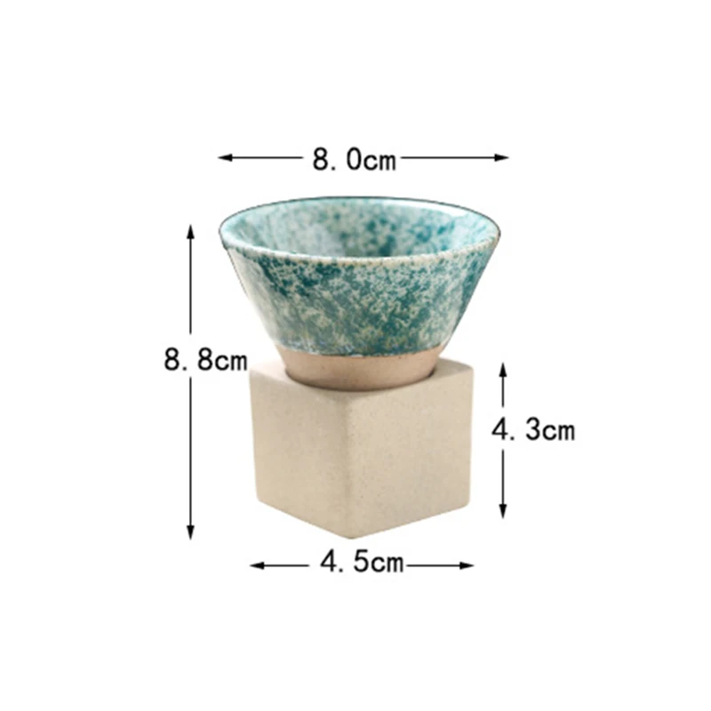 100ml Coarse Pottery Coffee Mugs, Japanese Style Ceramic Tea - View #8