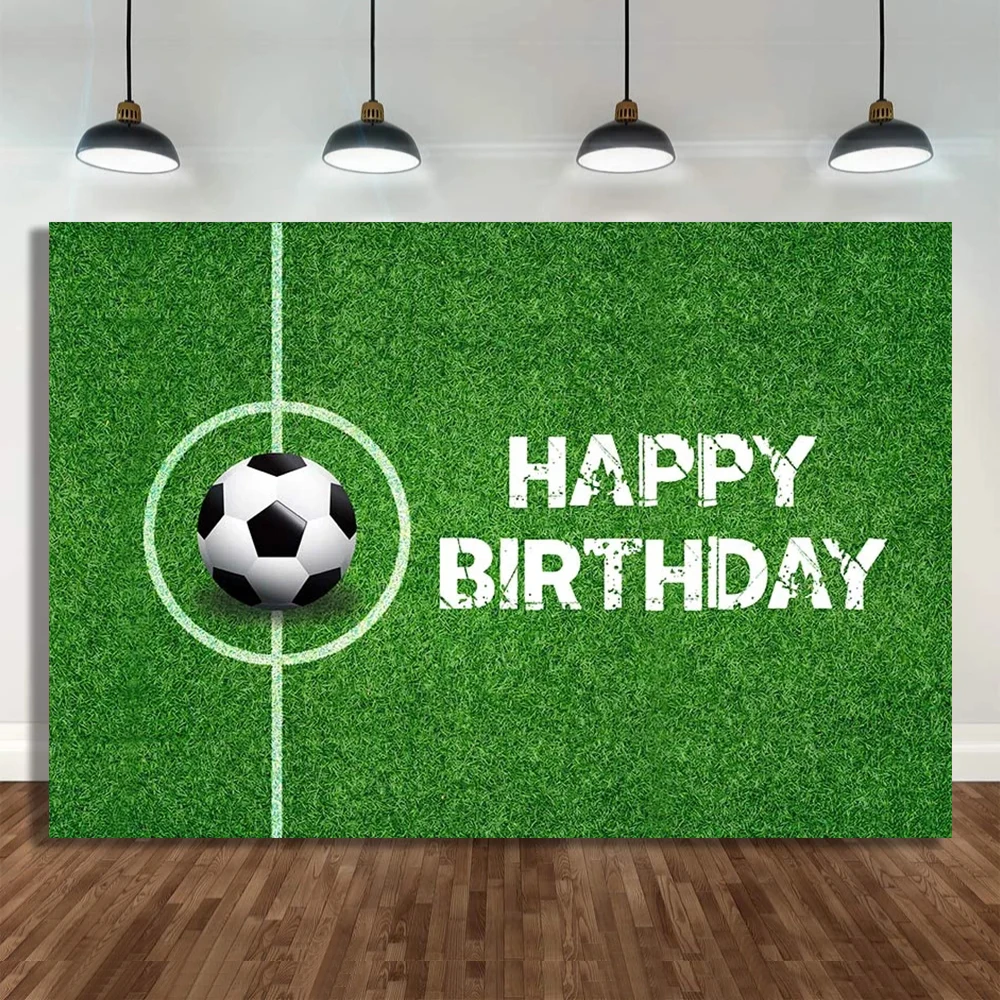 

Football Themed Background Cloth For Football Player Boys And Girls Birthday Party Decoration Birthday Gifts Photos Background