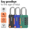 Four Digit Code Combination Padlock for Travel Luggage Case Keyless Shackle Lock Backpack Security 1