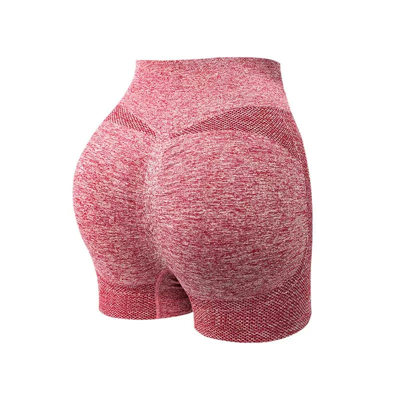 Women's panties girls' sports and fitness shorts, high waisted quick drying four cornered pants, women's tight fitting anti glar
