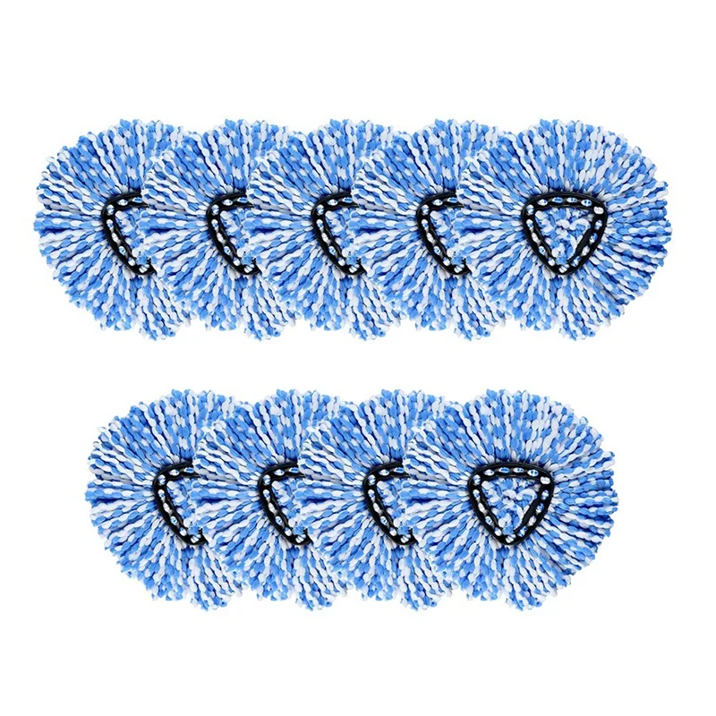 

9Pack Mop Replace Heads Compatible For O-Cedar, Spin Mop Refill Head Replacement For Rinseclean