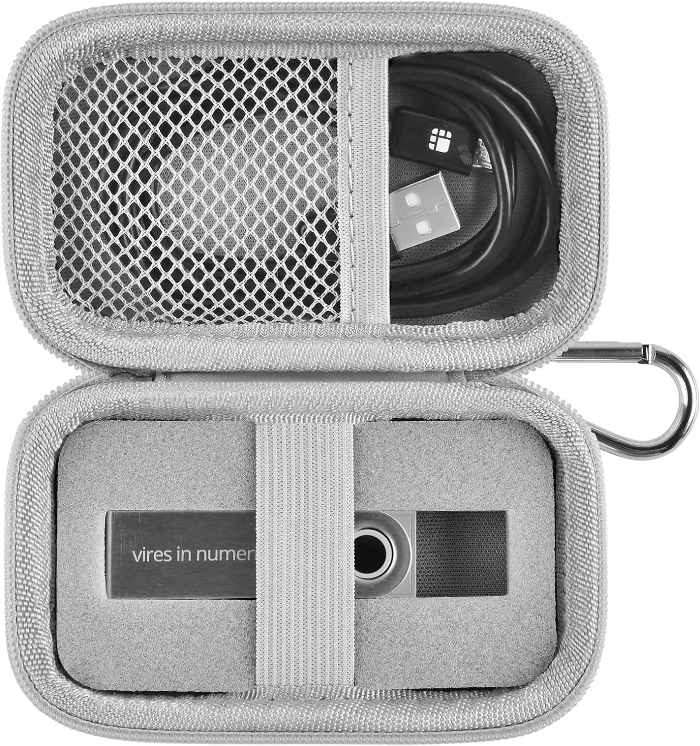 Ledger Wallet Tangem Crypto Wallet Aluminum Alloy Carrying Case Compatible  With Ledger Nano X/S Plus YubiKey USB 5 5C NFC Nano, Waterproof &  Shockproof USB Thumb Drive Device Storage Seed Wallet Ledger