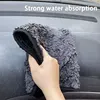 SEAMETAL 40x40CM Car Wash Microfiber Towel 1200GSM Super Absorption Car Cleaning Drying Cloth Hemming Towels Detailing Care Rags 4