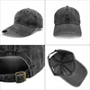 Custom LOGO Washed Cotton Baseball Cap Snapback Hats Adjustable Size Retro Unisex Vintage Washed Cotton Sunshade Soft Cap 2
