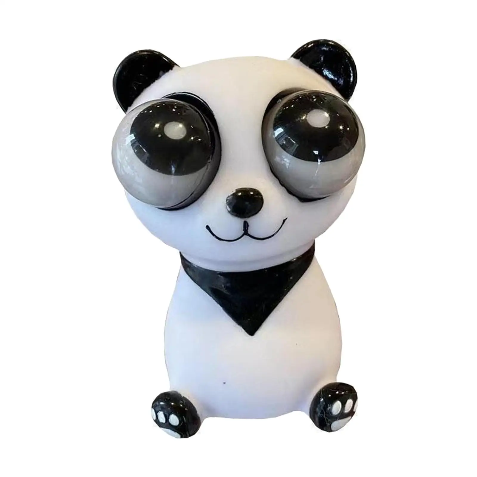 

Eye Popping Panda Toy Novelty Unbreakable Sensory Toy Cartoon Big Eyes Panda Toy for Gifts Party Favors Basket Filler Adults