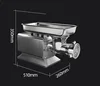 Stainless Steel 304 Professional Commercial Electric Sausage Meat Grinder Powerful Slicers Machine Meat Grinder 6