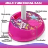 Karaoke Toy Set with Microphone and Adjustable Stand, Flashing Lights for Fun Musical Effects, Christmas/Halloween/Thanksgiving 4