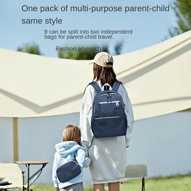 VNINE backpack for women, simple and casual college students, backpack for elementary school students, large capacity backpack