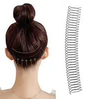 Peigne invisible noir pour femmes, outil de coiffure pour fixer les mèches rebelles et les franges, avec aiguille courbe pour insertion discrète ​ 2