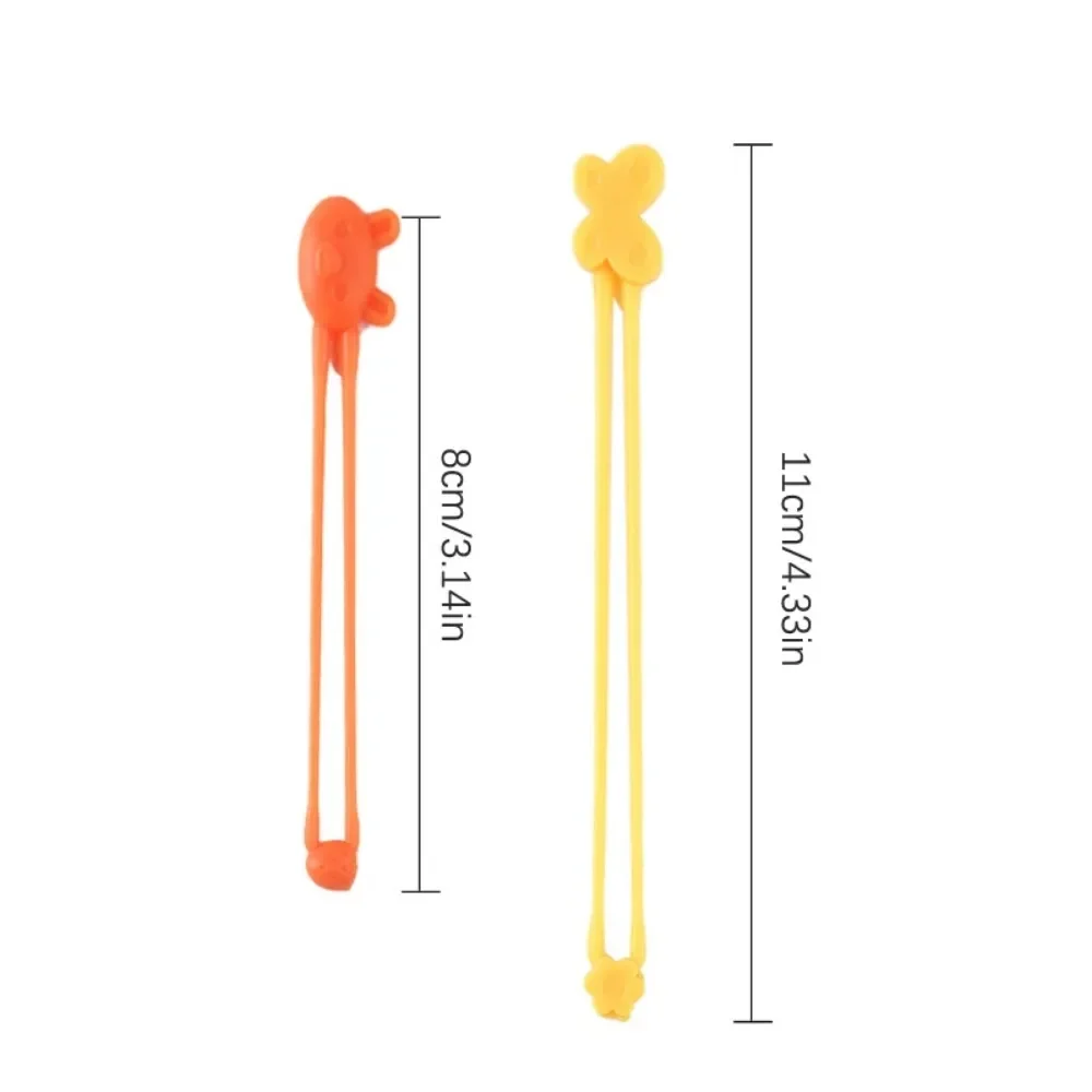 Silicone Rubber Straps 5Pcs Multi-Purpose Wrap Bands Bento Box Bag Tightening Rope Vegetable Ingredients Tying Rope Kitchen