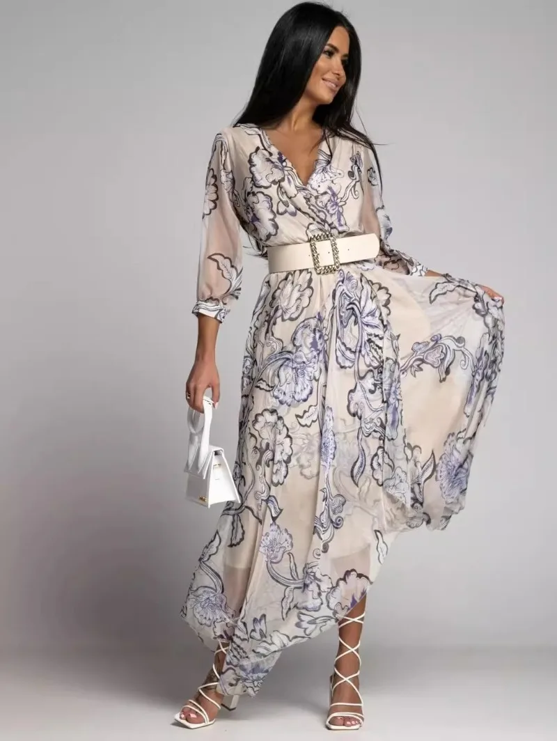 

Women's Clothing Hot Selling in Spring and Summer Casual Fashion Comfortable Vacation Style Dress Long Skirt