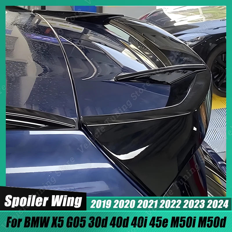 

Car Roof Spoiler Lip Rear Bumper Wing Tail Body Kit for BMW X5 G05 30d 40d 40i 45e M50i M50d M Performance Style 2019-2024