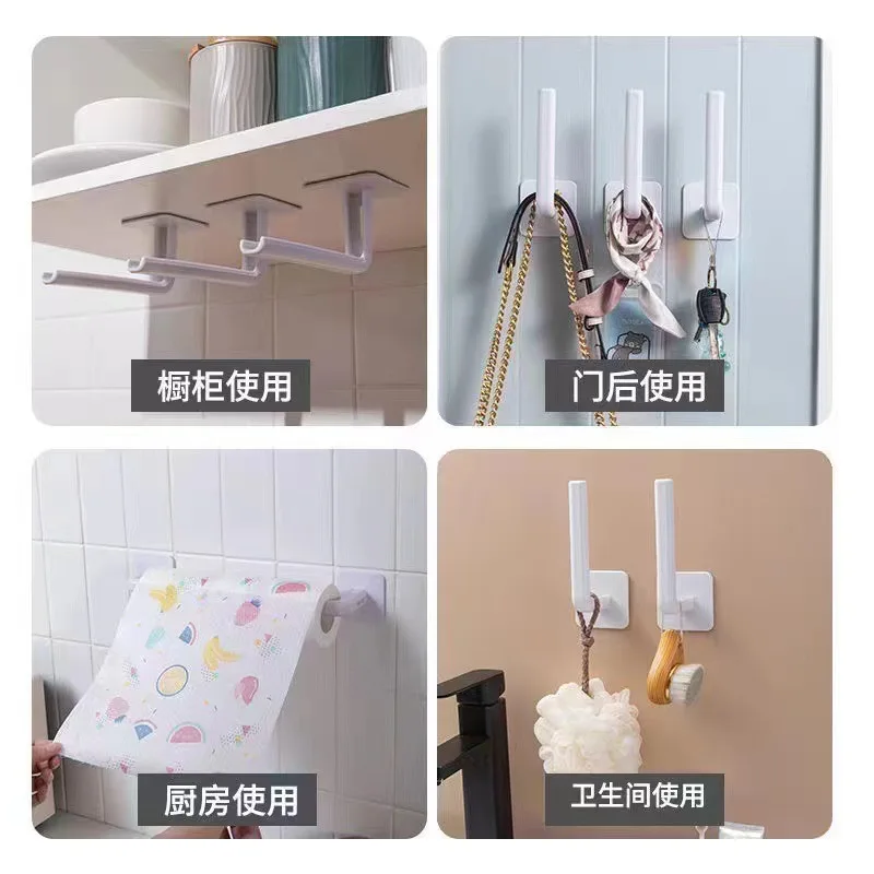 Description Picture 3 of itemOrganize wall mounted shelves, hat storage hooks, non perforated hat hanging, bedroom wardrobe, clothes and hats