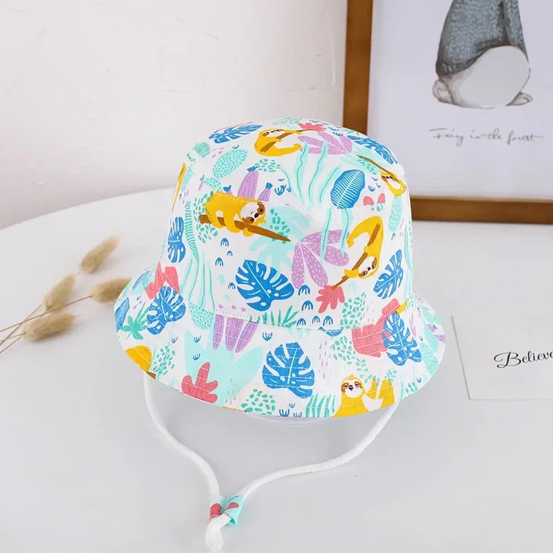 Children Bucket Hats Panama Summer Baby Girls Boys Fisherman Cap Cartoon Cotton Toddler Hats Beach Sun Cap sun hats,fisherman hat,denim bucket hats,sunscreen hats,bucket hats,sun hat