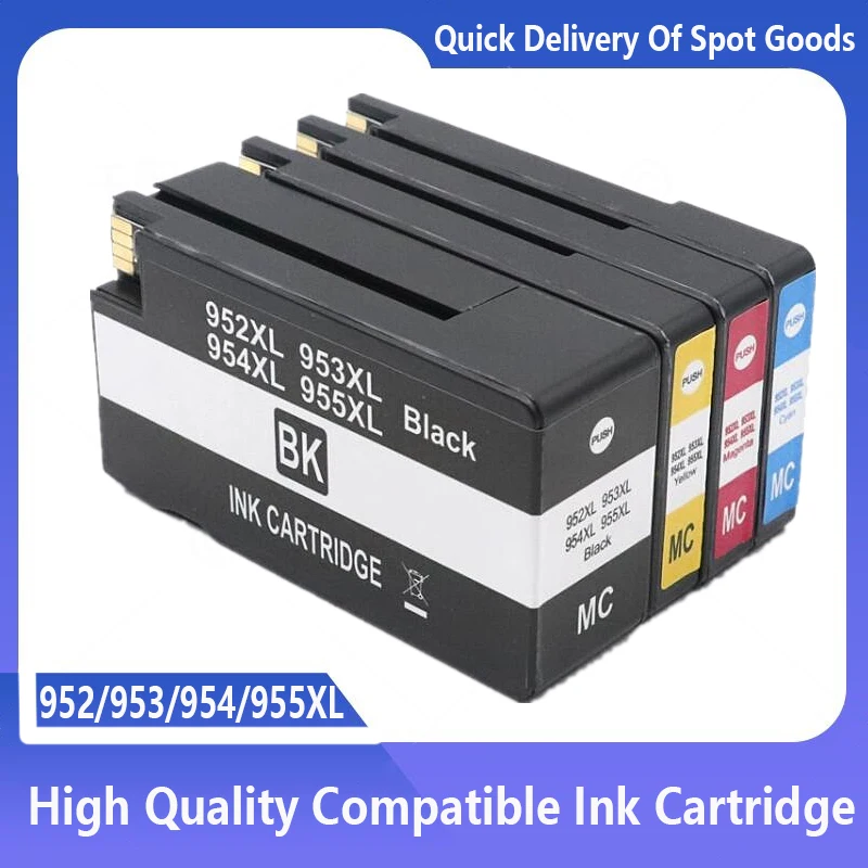 

For HP 952XL 953XL 954XL 955XL Replacement Ink Cartridge For HP Officejet Pro 7720 7730 7740 8210 8218 8710 8720 8725 8730 8740