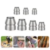 7 Pcs Carpenter Tools Metal Wedge Hammer Axe Handle Nail Handles Replacement for Installation Supplies Iron 3