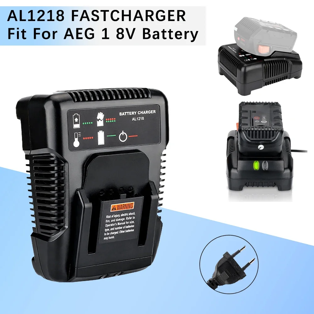 

18V Lithium Battery Charger AL1218 for AEG L1815G L1820R L1820S L1825R L1830R L1840R High Quality Fast Charging 2A